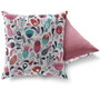 Aberto Design Cojín A14657 43x43 cm, 50% Algodón 50% Poliéster, Relleno Silicona, Lavable